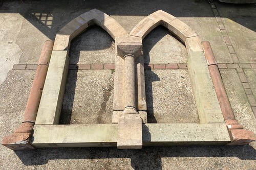 Large reclaimed stone arch