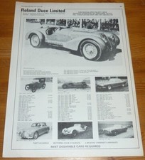 1981 VINTAGE ORIGINAL LARGE AD