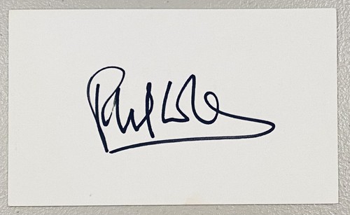 Phil collins signed - phil,