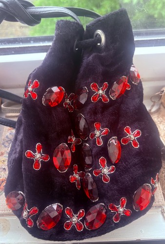 New velvet with - red, gothic