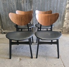 Four G Plan Librenza Retro Vintage Butterfly Dining Chairs