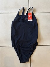 Speedo Junior Essential Endurance+ Medalist Swimsuit Navy Blue 13-14Y