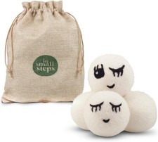 Laundry Ladies Wool Dryer Balls XL 4 Pack – Organic, Reusable & Baby Safe