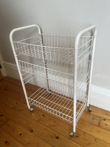 Vintage white wire modular - wire,
