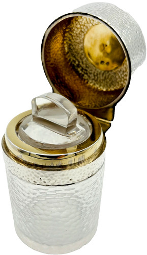 Antique silver mounted glass - antique,