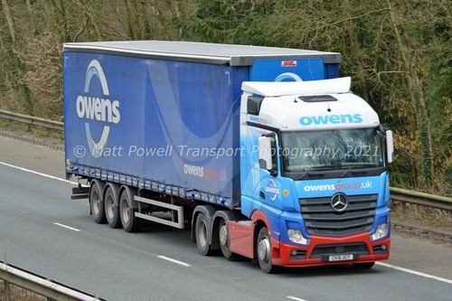 Truck photo 12x8 mercedes - -,
