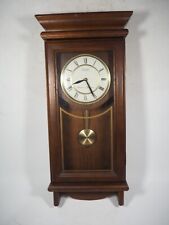 Vintage Seiko Westminster Whittington Chimes Quartz Battery Pendulum Wall Clock