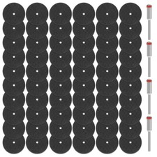 60Pcs Mini Cut Off Wheel Resin Cutting Disc Set for Dremel Rotary Tool Mandrel