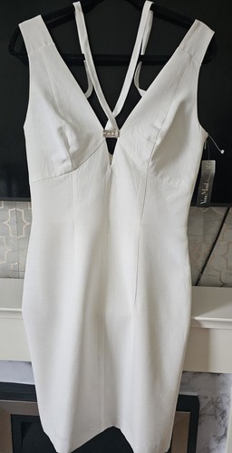 Vera mont white cocktail dress - vera,