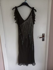 Laura Ashley Dark Olive Silk