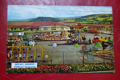 Butlins minehead postcard - butlins,