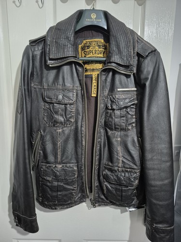 Mens superdry brad leather - superdry, "brad"