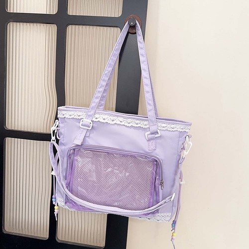 Transparent handbag storage - transparent,