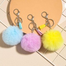 Soft Faux Fluffy Fur Pom Pom