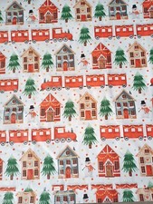 Cotton 100% Christmas Train on
