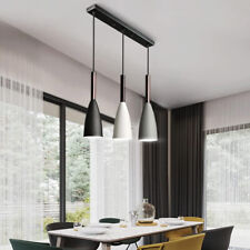 3 Way Pendant Light Kitchen Bar Hanging Ceiling Light Fixture E27 Base NO Bulbs