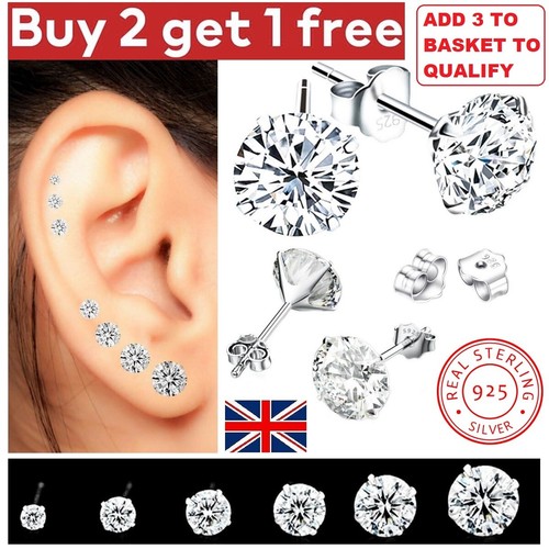 New 925 sterling - silver, stud