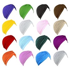 High Quality Turban Head Wrap for Women - Chemo Bandana, 26 Colors