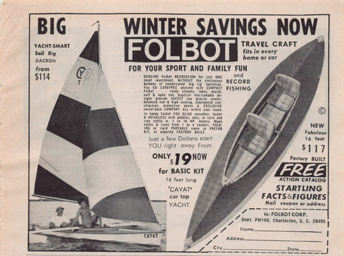 Folbot travel craft with yacht - folbot,