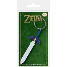 KEYRING THE LEGEND OF ZELDA MASTER SWORD RUBBER KEYCHAIN BRAND NEW OFFICIAL