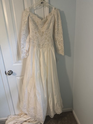 Wedding dress natural silk - wedding,