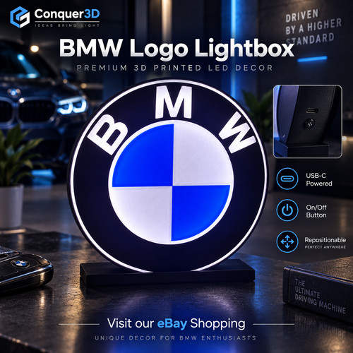 Bmw illuminated logo - bmw,