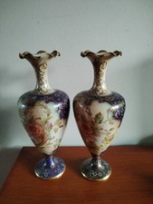 Pair Antique W&R Carlton Ware