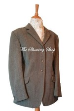LADIES MEARS HEAVYWEIGHT KEEPERS TWEED SHOWING/ HUNTING JACKET SIZE 10