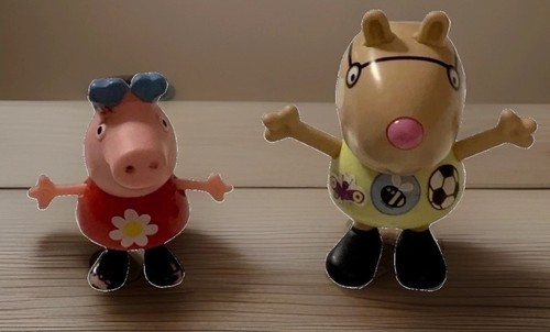 Peppe pig figures - peppe,