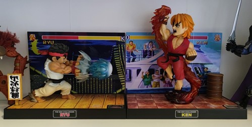 Street fighter ryu - ken, diorama
