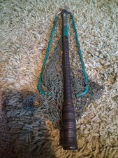 Folding Trout Net Vintage Fly