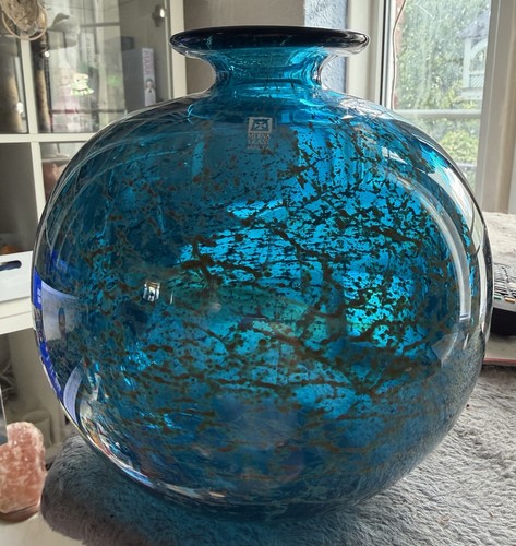 Mdina glass malta blue - glass,