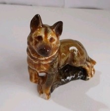 Wade Whimsie Figurine of A German Shepherd Made In England