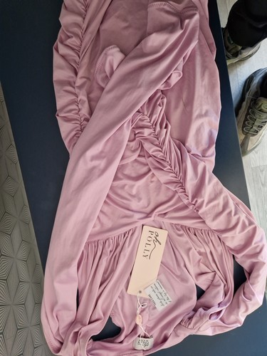 Polly pink satin ruched - oh,