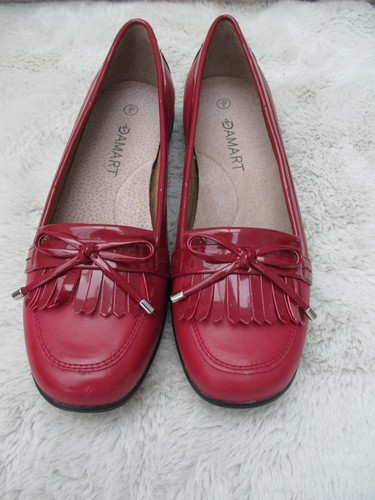 Womens damart red leather - damart,
