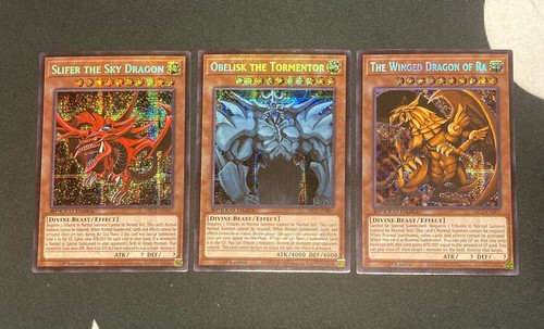 Yugioh egyptian god cards - god,