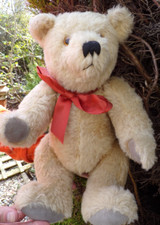 BIG SOFTIES Hand Made YORKSHIRE ENGLAND 16 inch JOINTED Teddy Bear