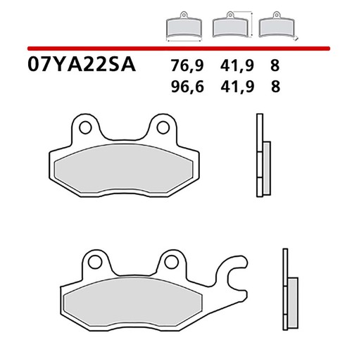 Brembo front brake pads kit - brembo,