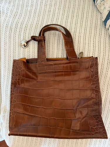 Furla brown snakeskin leather - snakeskin,