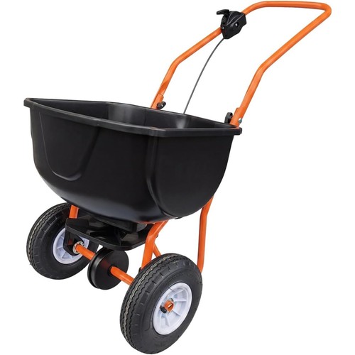 Push broadcast spreader 70lb - push,