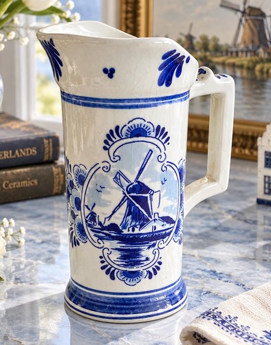 Vintage delft blue - delft, hand