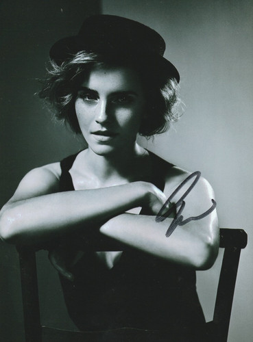 Signed emma watson - signed, autographed