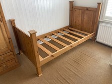 Single Bed. Handmade Reclaimed Victorian Pine. Excellent Condition. 