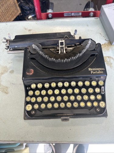 Antique typewriter remington - typewriter,