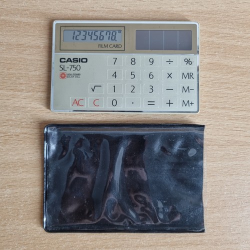 Vintage casio 750 - casio, sl-750