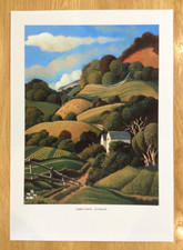 'Jasper Farm'. Original print by Cornish artist Jo March