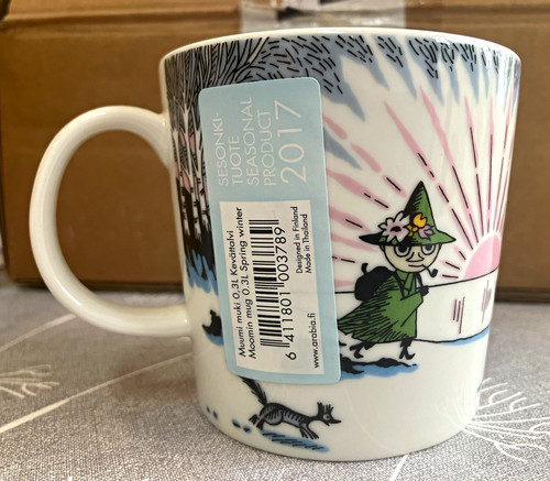 Arabia moomin snuffkin winter - moomin,