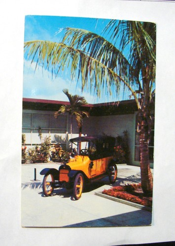 Chrome postcard 1914 woods - chrome,