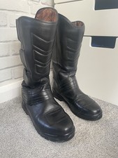 Vintage Altberg Protective Leather Motorcycle Boots Motorbike UK 11.5 Skywalk 