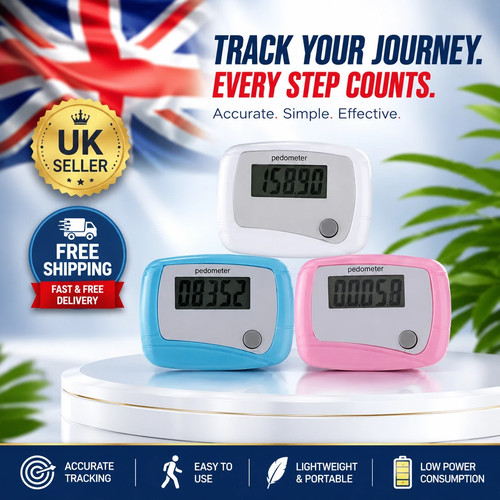 Lcd clip pedometer - clip, on
